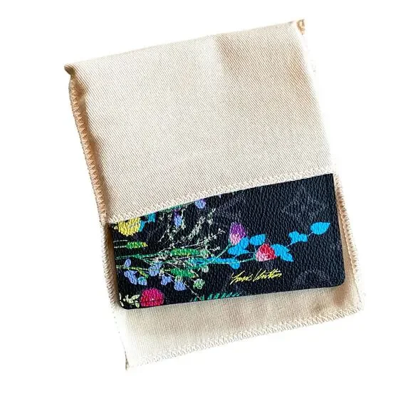 NWT Louis Vuitton Pocket Organizer Monogram Eclipse Foliage Black Floral Boxed - Picture 5 of 16